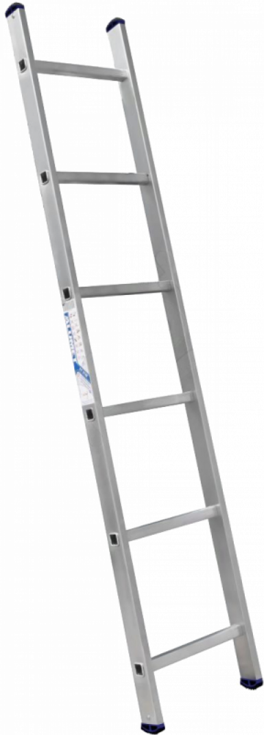Лестница 1-секционная алюминиевая TOR SC1006 1*6 приставная